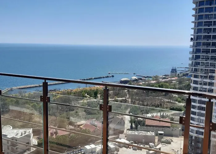 Apartment с террасой Sea View/ 44 жемчужина в аркадии